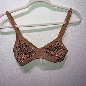 Leopard print bra